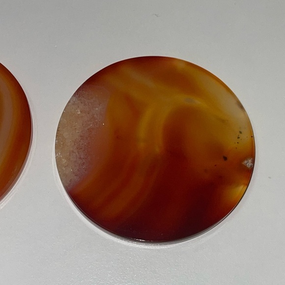 Carnelian Coaster set of Two - Picture 5 of 9